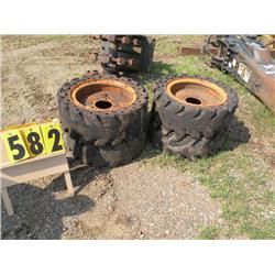 Qty 4 airless tires
