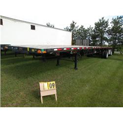 2001 Transcraft TL-2000 flatbed trailer