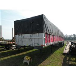 1994 East flatbed trailer w/grain sides