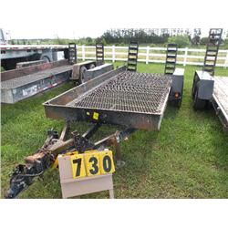 Skid loader trailer