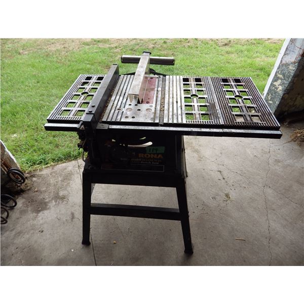 Rona 10" deluxe bench saw