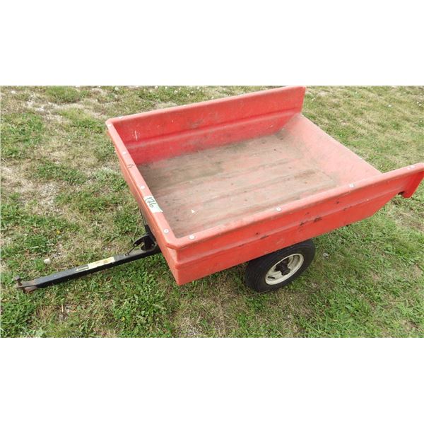 Buhler tow behond yard dump cart