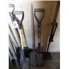 Image 4 : shovels, post hole digger, etc