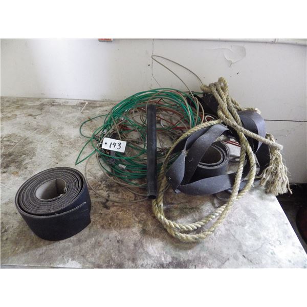 Lot of rope And clothesline etc