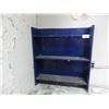 Image 1 : Wood Storage shelf painted blue