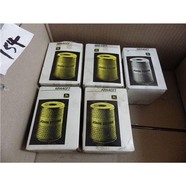 box of miscellaneous filters