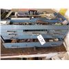Image 1 : blue tool chest with assorted shop supplies