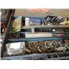Image 2 : blue tool chest with assorted shop supplies