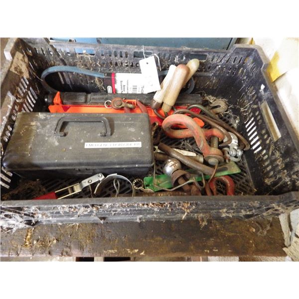 emergency kit , roadside flare,  Bale hooks , etc
