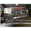 Image 1 : pipe wrenches , pry bars , hammers ,  etc