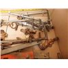 Image 3 : shop built gate hinges. Shop door track rollers,  etc