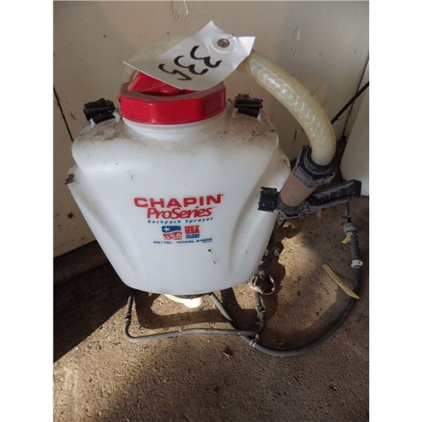 Chapin backpack sprayer