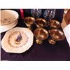 Image 3 : brass style goblets and platers etc