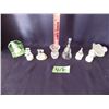 Image 1 : cut glass and small fiqurines