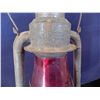 Image 2 : beacon barn Lantern with red glass