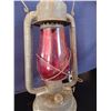 Image 4 : beacon barn Lantern with red glass