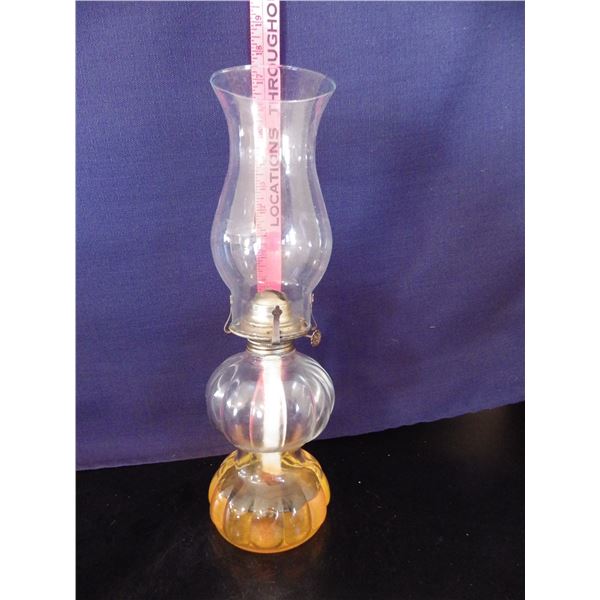 collectible coal oil lamp