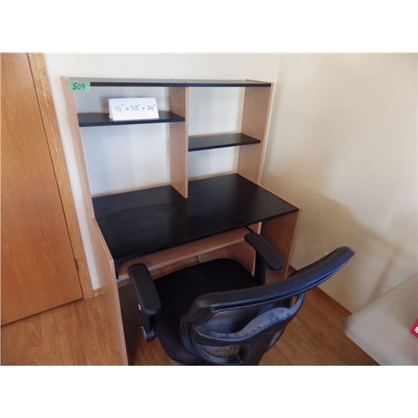 computer desk and Office  chair