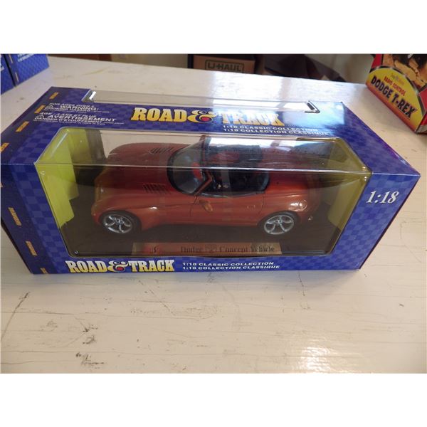 Collectible Road & Track -  Dodge concept vehichle Die cast 1/18" scale model inbox