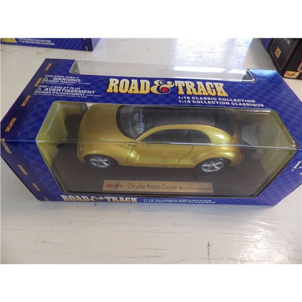 Collectible Masisto Road & Track -  Chrysler Pronto Cruizer  Die cast 1/18" scale model inbox