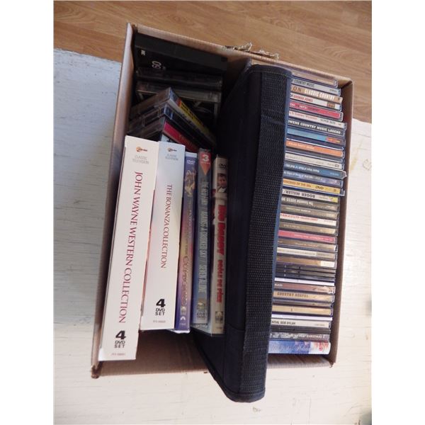 DVD movies and CD music