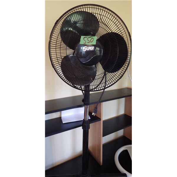 Super pedestal stand fan