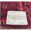 Image 4 : Perry Ellis Machine Woven Cotton Rug, Red Geometric Pattern, Made in USA