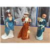 Image 1 : Three Goebel West Germany Porcelain Lady Figurines Including The Viscountess Diana 1769