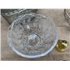 Image 3 : Crystal Bowls, Silver Wire Baskets, Tray, and Brass Bell