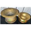 Image 2 : Brass Spittoons with Wide Flared Rims