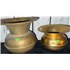 Image 3 : Brass Spittoons with Wide Flared Rims