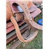 Image 6 : Tooled Leather Western Saddle with Suede Seat and Stirrups
