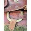Image 7 : Tooled Leather Western Saddle with Suede Seat and Stirrups