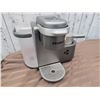 Image 2 : Keurig Single Serve Coffee Maker with Milk Frother, Grey, Includes Water Reservoir