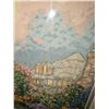Image 3 : Framed Needlepoint Garden Scene with Arbor and House