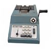 Image 1 : Manual Mechanical Adding Machine with Lever, Numeric Keypad, and Paper Printer