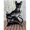 Image 4 : Cast Siamese Feline Doorstop & Decorative Metal Candle Sconce