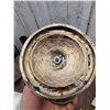Image 5 : Etched Brass Ewer, Cut Glass Bowl, and Ornate Silver-Tone Candle Holder Group