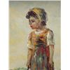 Image 5 : Oil On Canvas Painting Signed K. Richter With Ornate Gold-Tone Frame