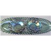 Image 5 : Iridescent Pressed Glass Platters and Bowls Assortment, Including Scalloped and Oval Designs