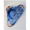 Image 7 : Blue Art Glass Bird Figurine & Speckled Murano-Style Glass Ashtray