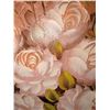 Image 4 : Oil on Canvas Painting of Pink Roses in Ornate Gold Frame Signed S. Prague