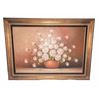 Image 5 : Oil on Canvas Painting of Pink Roses in Ornate Gold Frame Signed S. Prague