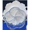 Image 5 : Glass Bowls, Cut Crystal Vase, Hand-Painted Pitcher, Divided Platter