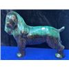 Image 3 : Three Decorative Figurines: Ceramic Dog, Ceramic Horse, and Metal Giraffe