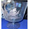 Image 12 : Glassware Lot with Pressed, Cut and Coloured Glass Bowls and Drinkware