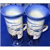 Image 7 : Glassware Lot with Pressed, Cut and Coloured Glass Bowls and Drinkware