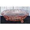 Image 5 : Cranberry Depression Glass, Carnival Glass and Clear Plate with Floral Band Assorted Lot