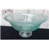 Image 4 : Collectable Blue Depression Glass Bowl, Glass Vase, Metal Beverage Dispenser, Tasting Set