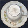 Image 5 : Mikasa Heritage F 2005 Old Tapestry Japan Cups and Saucers with Green Glass Tray
